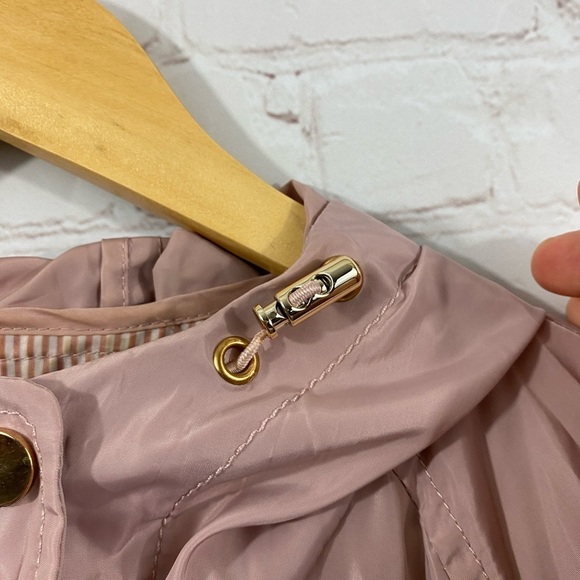 Ci Sono Original Light Pink Womens Size Large Hooded Rain Jacket - Picture 14 of 14